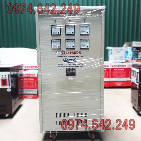 Máy Biến Áp Litanda 120KVA 3 Pha Dây Đồng 100% Chính Hãng Giá Tốt Nhất