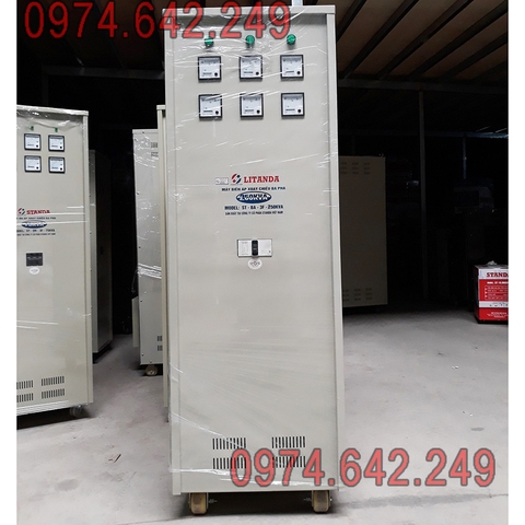 Máy Biến Áp Litanda 250KVA 3 Pha Tự Ngẫu 100% Dây Đồng Giá Bao Nhiêu?