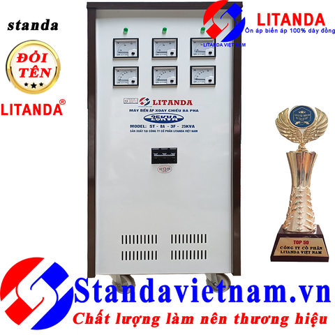 Máy Biến Áp Litanda 25KVA 3 Pha 25KW Dây Đồng Giá Bao Nhiêu? Mua Ở Đâu