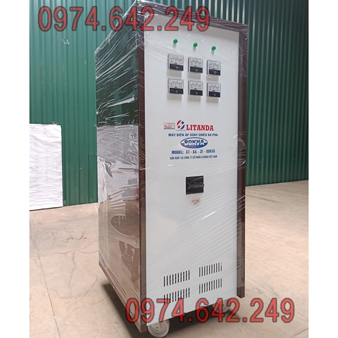 Máy Biến Áp Litanda 80KVA 3 Pha Dây Đồng 100% Tự Ngẫu, Cách Ly Giá Tốt