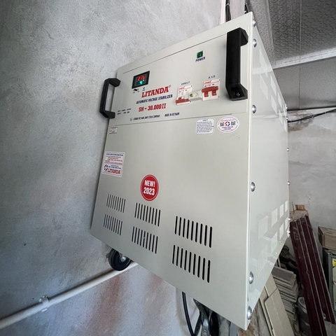 Ổn Áp 30KVA Litanda SH-30000 II Dải 150V-250V Dây Đồng Số 1 Việt Nam