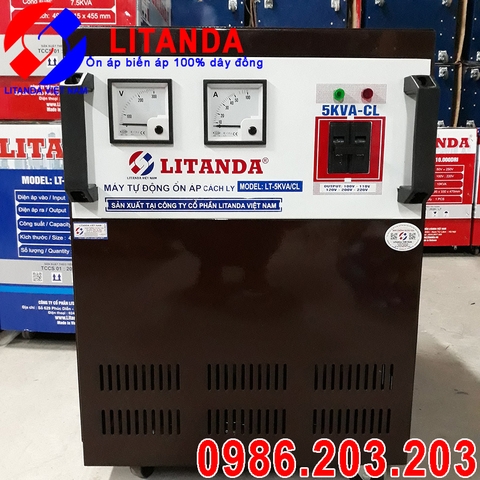 Khác Biệt Giữa Ổn Áp Cách Ly 5KVA Và Biến Áp Cách Ly 5KVA Là Gì? Tại Sao  Dùng Ổn Áp Cách Ly Tốt Hơn