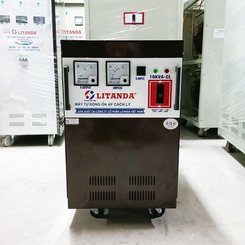 Ổn Áp Chống Giật, Ổn Áp Cách Ly 10KVA 1 Pha Litanda Giá Bao Nhiêu Tiền