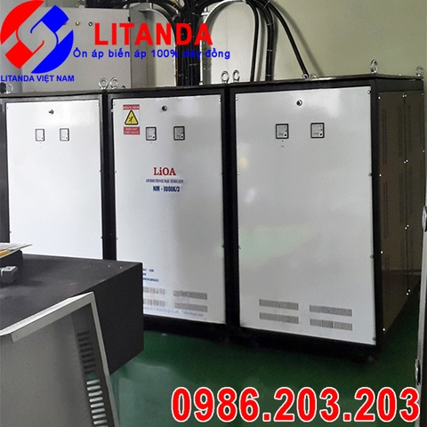 Ổn áp LiOA 1000KVA 3 pha NM-1000K II 1000KW Giá Bao Nhiêu? Mua Ở Đâu?