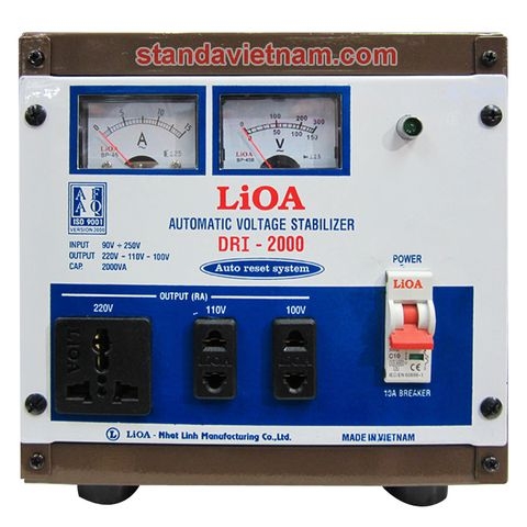 ỔN ÁP LIOA 2KVA DRI, LIOA  DRI 2000 MUA NGAY NHẬN NHIỀU ƯU ĐÃI