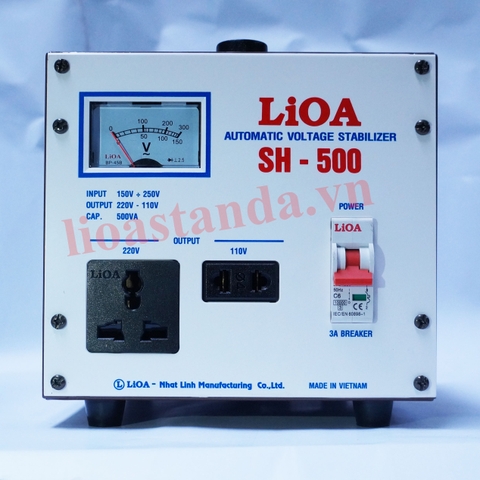 ỔN ÁP LIOA SH -500 Dùng Cho Máy Vi Tính