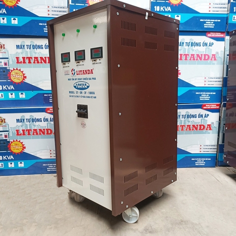 Ổn Áp Litanda 10KVA 3 Pha Dải 160V-430V Chính Hãng Dây Đồng Giá Rẻ