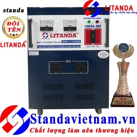 Ổn áp Litanda 10KVA dải 50V Dây Đồng Chính Hãng Model Mới Nhất 2020