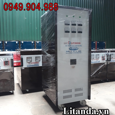 Ổn Áp Litanda 25KVA 3 Pha Dải 260V NEW 2020 Chính Hãng 100% Dây Đồng