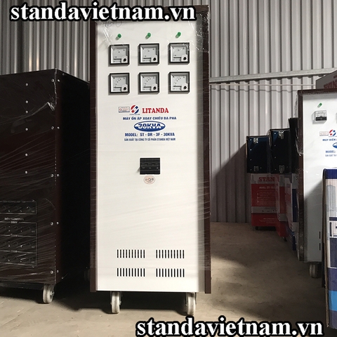 Ổn Áp Litanda 30KVA 3 Pha NEW 2020 Dải 260V & 160V Giá Bao Nhiêu Tiền