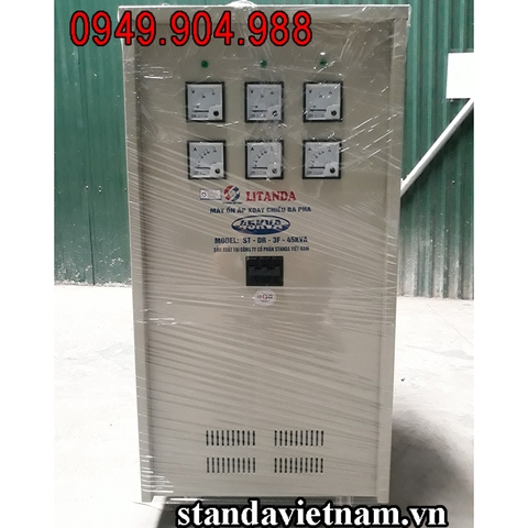 Ổn Áp Litanda 45KVA 3 Pha 45KW Dây Đồng 100% Chính Hãng Giá Bao Nhiêu?