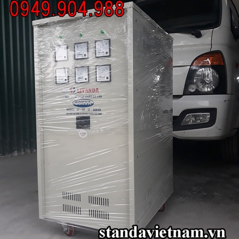 Ổn Áp Litanda 60KVA 3 Pha Dải 160V Dây Đồng 100% Đầu Ra 380/220/200V