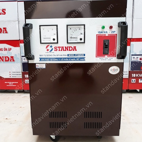 Ổn áp standa 2 pha lửa 15kva