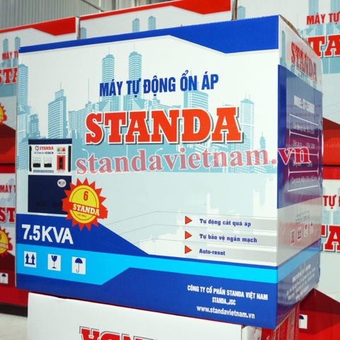 ổn áp Standa 7,5kva Kéo Đủ Điện 220V