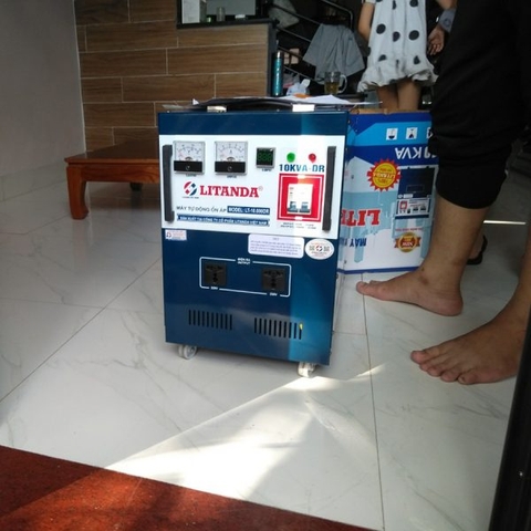 Ổn Áp Standard 10KVA Dải 90V~250V Thế Hệ Mới 2023 100% Dây Đồng