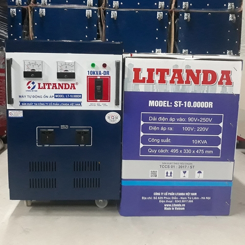 REVIEW MÁY ỔN ÁP LITANDA 10KVA DẢI 90V CỦA KHÁCH HÀNG TÊN THẮNG TẠI PHỦ LÝ HÀ NAM