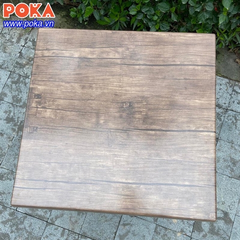 Mặt bàn Resin vuông 60x60cm (vân gỗ)