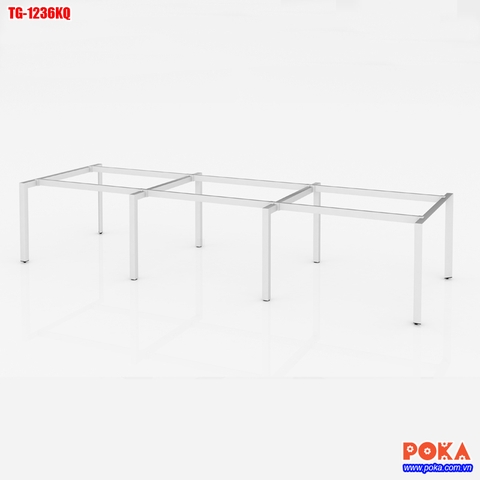 Chân bàn tam giác không quỳ 1200x3600mm TG-1236KQ