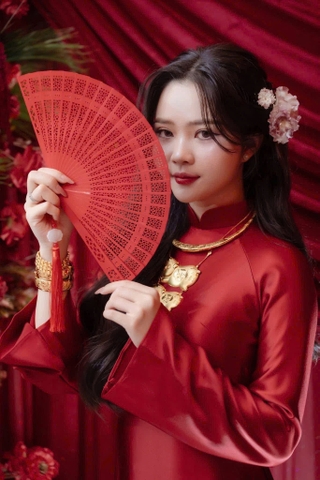 Áo Dài Cô Dâu Cách Tân Hiện Đại