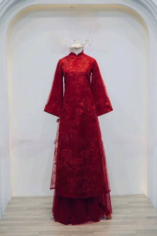 Áo Dài Cô Dâu Cách Tân Hiện Đại