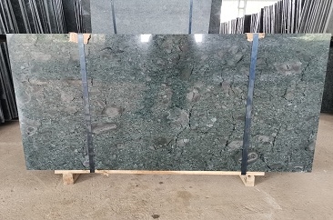 Dark Mossy Green Slabs and Tiles Manufacturing