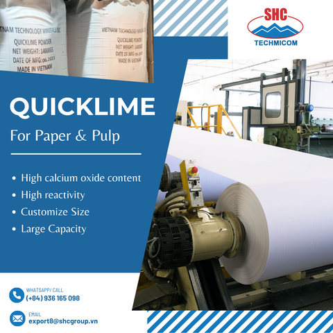 Quicklime: A Vital Component in Paper & Pulp Production