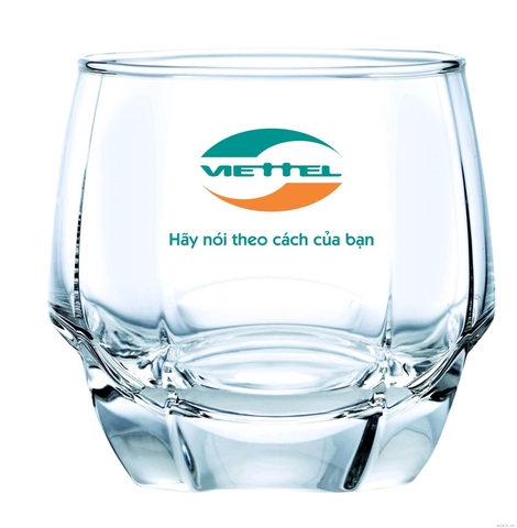 Báo giá in logo cốc thủy tinh