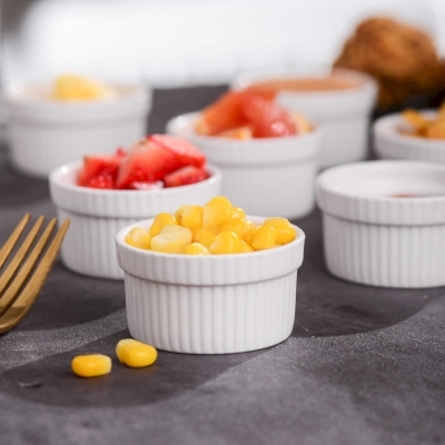 Những món ăn ngon được chế biến từ bát sứ Ramekin cao cấp