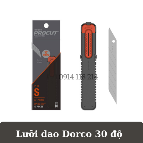 Lưỡi dao rọc giấy Dorco 30 độ