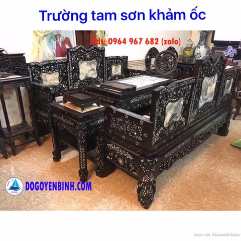 Trường kỉ tam sơn khảm ốc 1