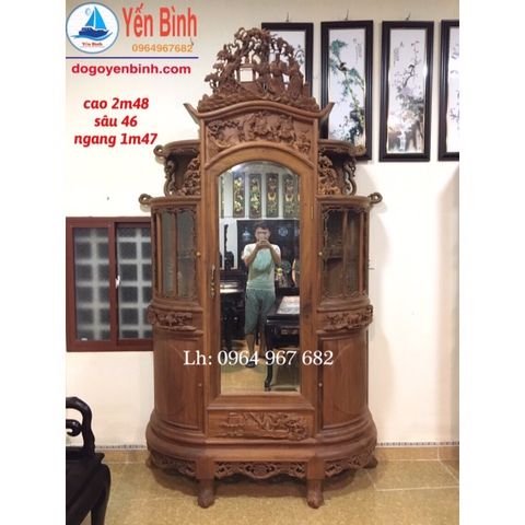 TỦ CHÙA GỖ GỤ TA QUẢNG BÌNH 1