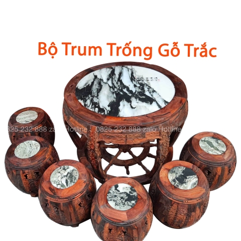 Ghế Trum Trống Gỗ Trắc Giá Rẻ 1