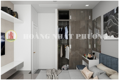 THIẾT KẾ NỘI THẤT CĂN HỘ VINHOMES GOLDEN RIVER L6-37.OT.06 (45M2)