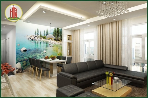 THIẾT KẾ NỘI THẤT CĂN HỘ HAPPY VALLEY Q7 (103.64 M2)