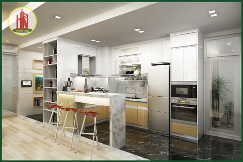 THIẾT KẾ NỘI THẤT CĂN HỘ HAPPY VALLEY Q7 (103.64 M2)