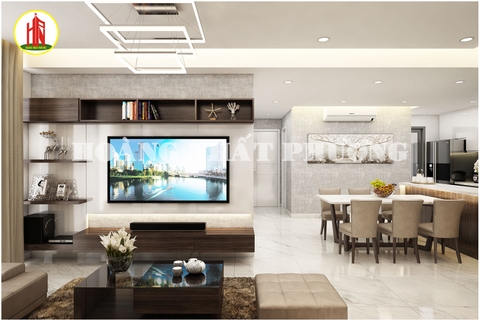 THIẾT KẾ NỘI THẤT CĂN HỘ SYMPHONY MIDTOWN 3PN  (120 M2) PHONG CÁCH NHẬT