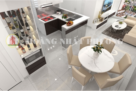 THIẾT KẾ NỘI THẤT CĂN HỘ SCENIC VALLEY A12.1 (77 M2)