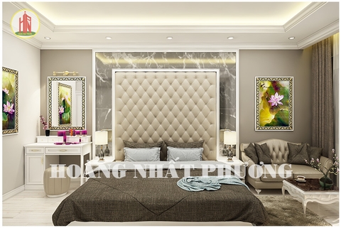 THIẾT KẾ NỘI THẤT CĂN HỘ SCENIC VALLEY A11.05- 133.4M2 TÂN CỔ ĐIỂN