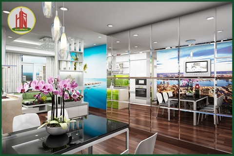 THIẾT KẾ NỘI THẤT CĂN HỘ 9E5-9 SKY GARDEN 3