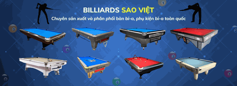 Billiards Sao Việt chuyên cung cấp bàn bi-a tại Hà Nội