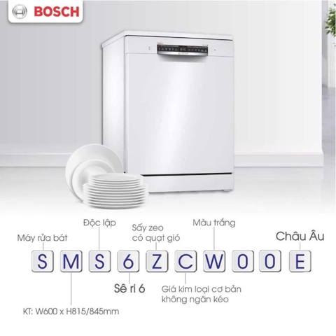 TẠI SAO NÊN MUA MÁY RỬA BÁT BOSCH SMS6ZCW00E?