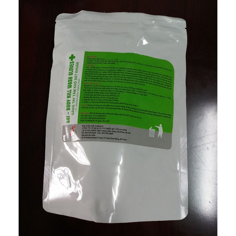Găng Tay Tắm Khô Sát khuẩn - ASI body kill wash gloves