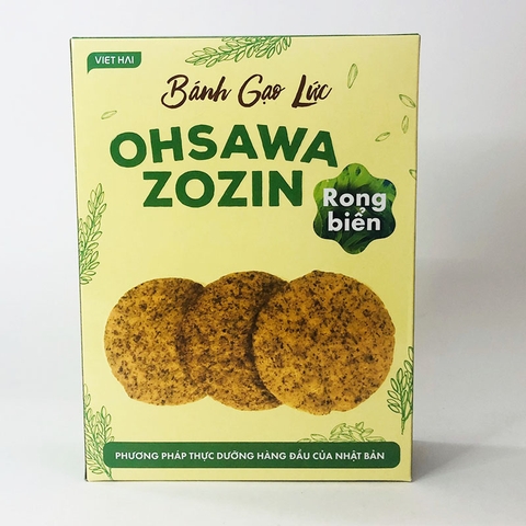 Bánh gạo lức rong biển Ohsawa Zozin 125g-cho người ăn kiêng, tiểu đường