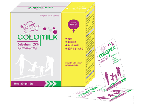 Thực phẩm bảo vệ sức khỏe tăng sức đề kháng Colomilk (miễn phí vận chuyển)