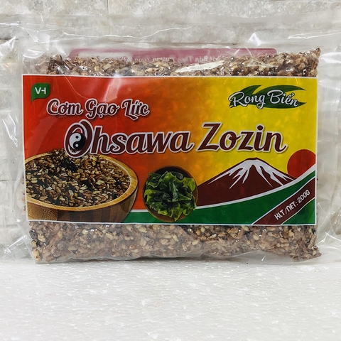 Cơm gạo lức rong biển Ohsawa Zozin 200g-cho người ăn kiêng, tiểu đường