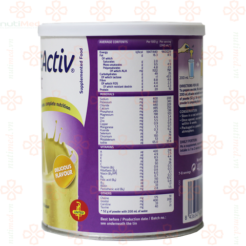 Sữa tiểu đường - FontActiv® diaBest 400g- hỗ trợ tới 30k phí vận chuyển cho đơn hàng từ 5 hộp trở lên