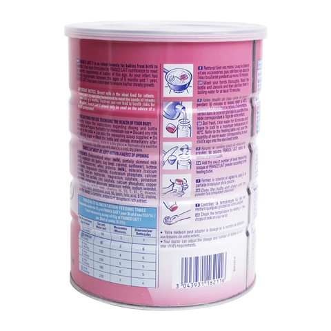 Sữa France Lait 1-900G- HẠN SỬ DỤNG ĐẾN 4/10/2020- GIẢM GIÁ SÂU