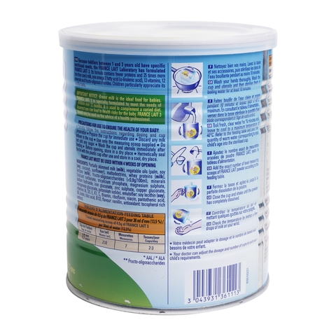 Sữa France Lait 3- 400G- HẠN SỬ DỤNG ĐẾN 12/10/2020- GIẢM GIÁ SÂU