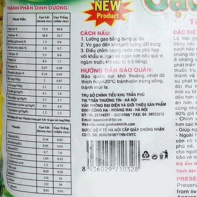 Gạo Lứt Đặc Sản Bảo Minh 2Kg