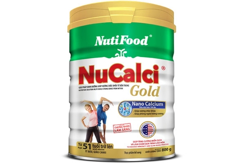 Sữa NuCalci Gold 800g (từ 51 tuổi trở lên)